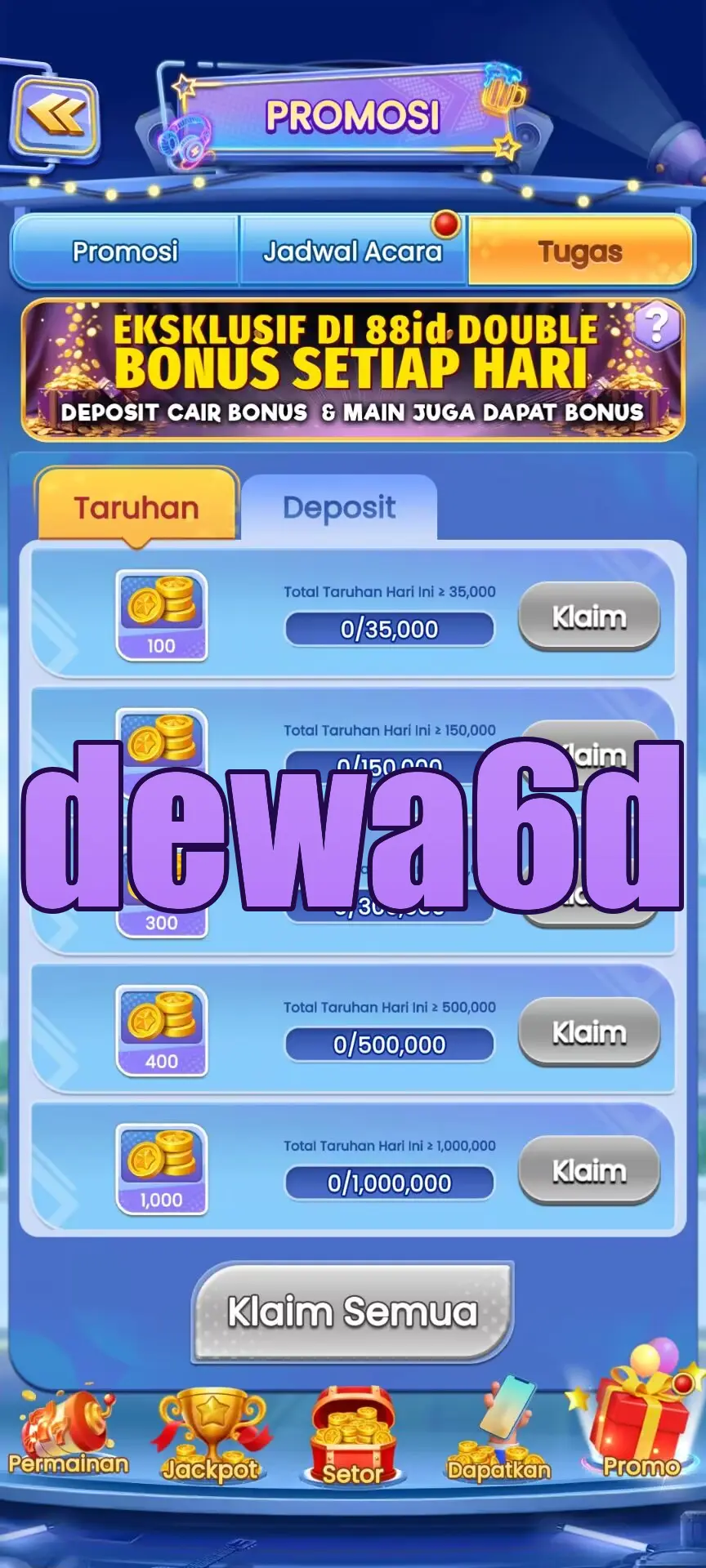 dewa6d Masuk